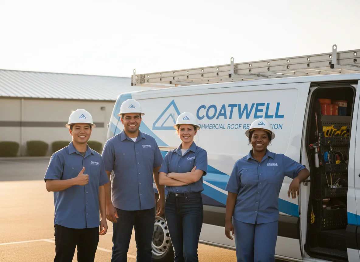 Commercial roof coating company in Stevinson, CA
